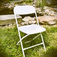 <b>Our Standard White Chairs</b><br><br><em>also select this if you're supplying your own seating</em>